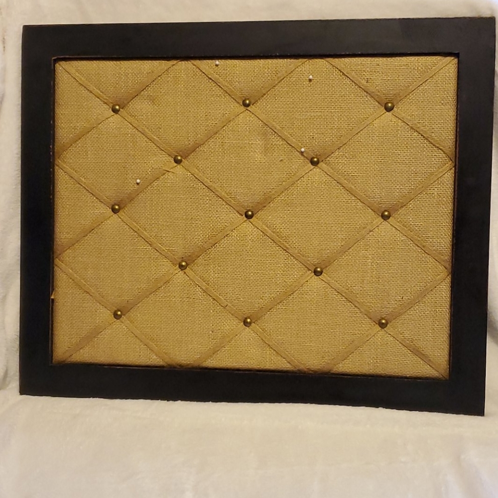 Pushpin Bulletin Picture Board 18" x 22" Like New